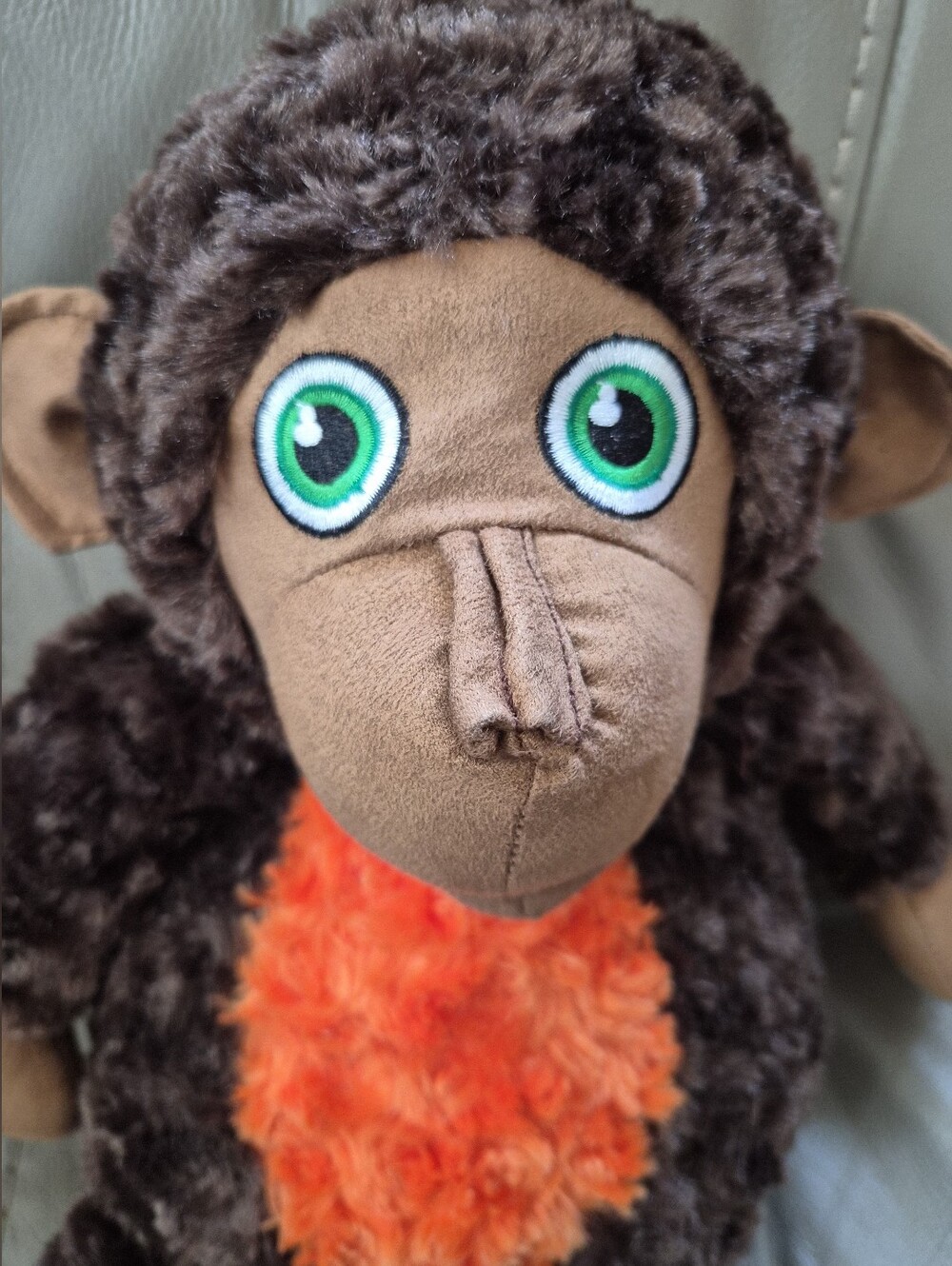 Lenz Frenz Eye Glasses Holder Plush Monkey Soft 17" Stuffed Animal